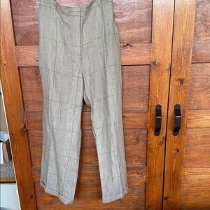 Veronica Beard Plaid Trousers Size 22